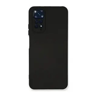 Redmi Note 11 Kılıf Nano içi Kadife Silikon - Siyah