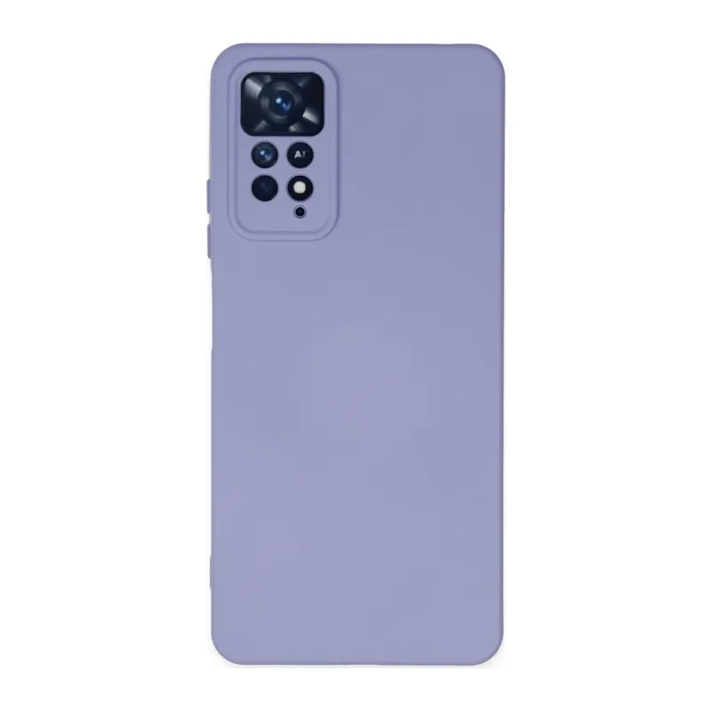 Redmi Note 11 Pro Kılıf Nano içi Kadife Silikon - Lila