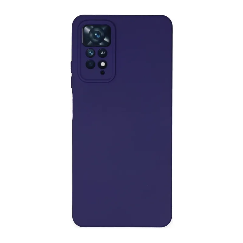 Redmi Note 11 Pro Kılıf Nano içi Kadife Silikon - Mor