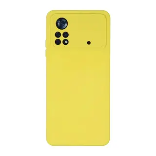Poco X4 Pro 5G Kılıf Nano içi Kadife Silikon - Sarı