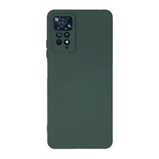 Redmi Note 11 Pro Kılıf Nano içi Kadife Silikon - Koyu Yeşil