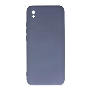 Redmi 9A Kılıf Nano içi Kadife Silikon - Gri