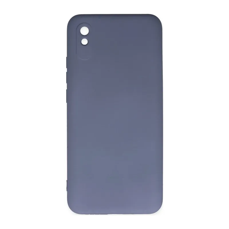 Redmi 9A Kılıf Nano içi Kadife Silikon - Gri