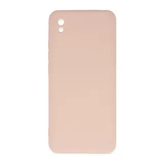 Redmi 9A Kılıf Nano içi Kadife Silikon - Pudra