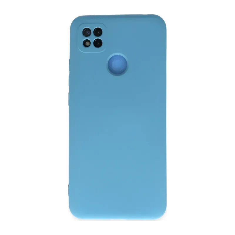 Redmi 9C Kılıf Nano içi Kadife Silikon - Mavi