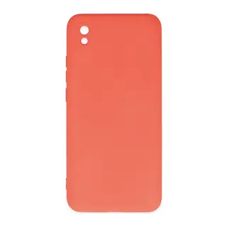 Redmi 9A Kılıf Nano içi Kadife Silikon - Turuncu
