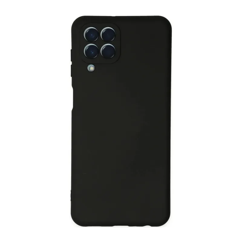 Samsung Galaxy M33 Kılıf Nano içi Kadife Silikon - Siyah