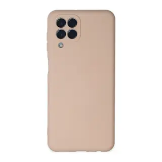 Samsung Galaxy M33 Kılıf Nano içi Kadife Silikon - Pudra