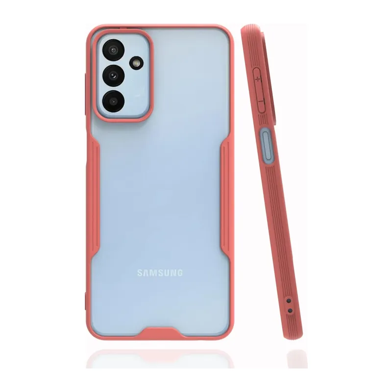 Samsung Galaxy M23 Kılıf Platin Silikon - Pembe