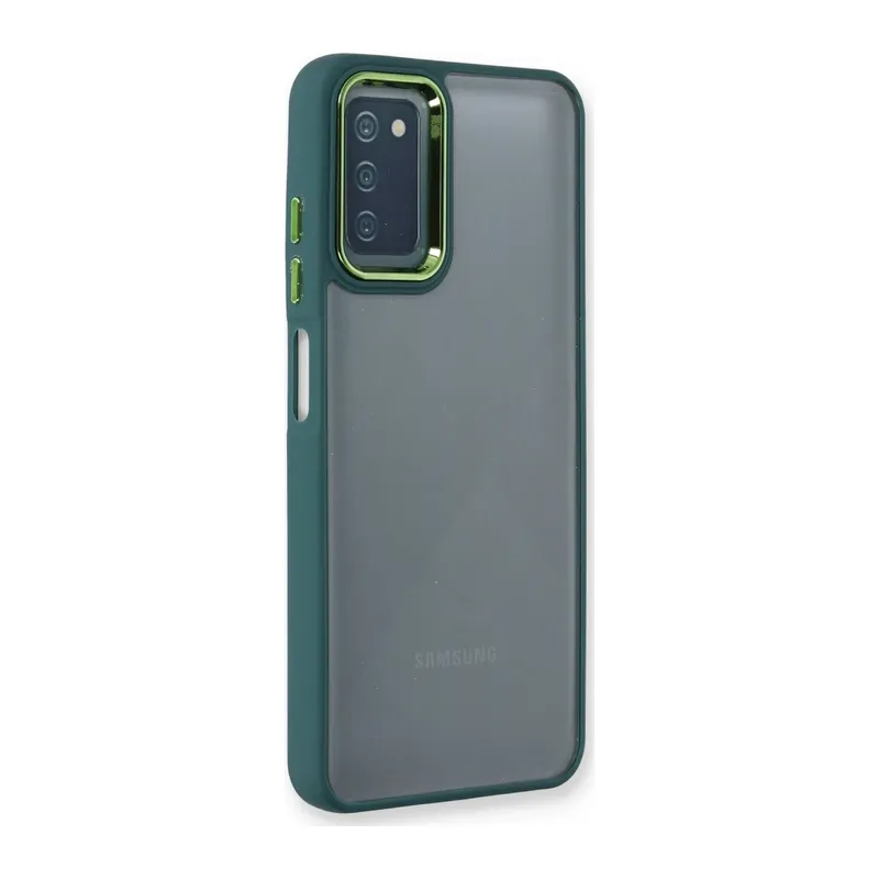Samsung Galaxy A03S Kılıf Dora Kapak - Haki Yeşil