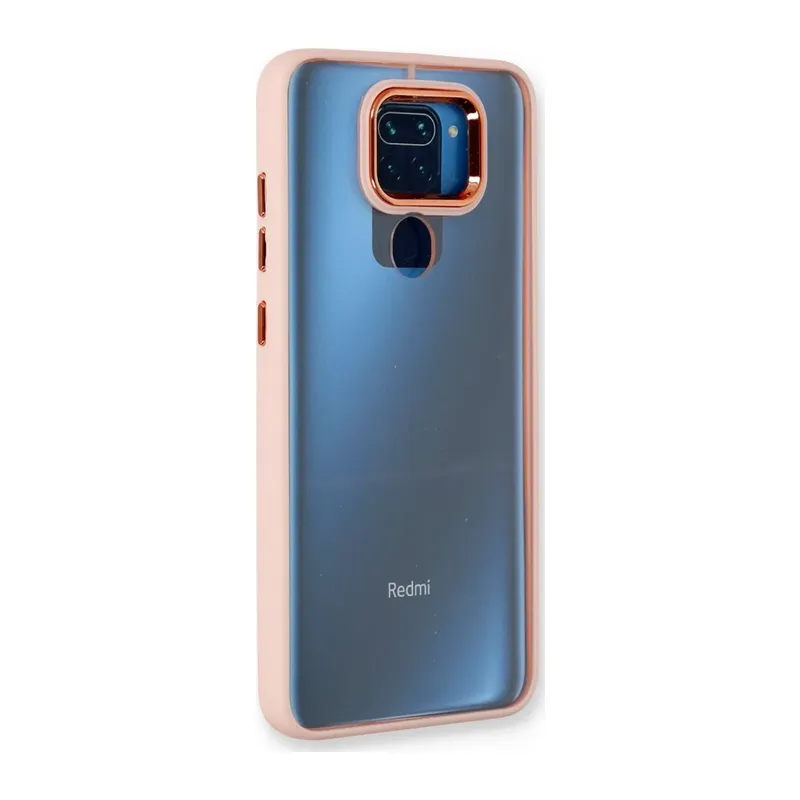 Redmi Note 9 Kılıf Dora Kapak - Pudra