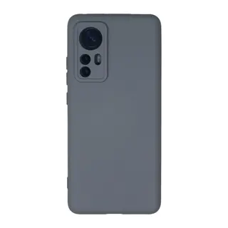 Mi 12 Kılıf Nano içi Kadife Silikon - Gri