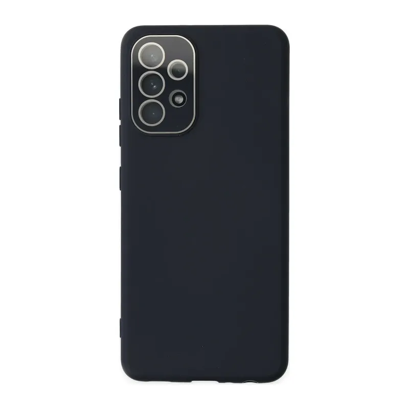 Samsung Galaxy A33 5G Kılıf Lansman Glass Kapak - Lacivert