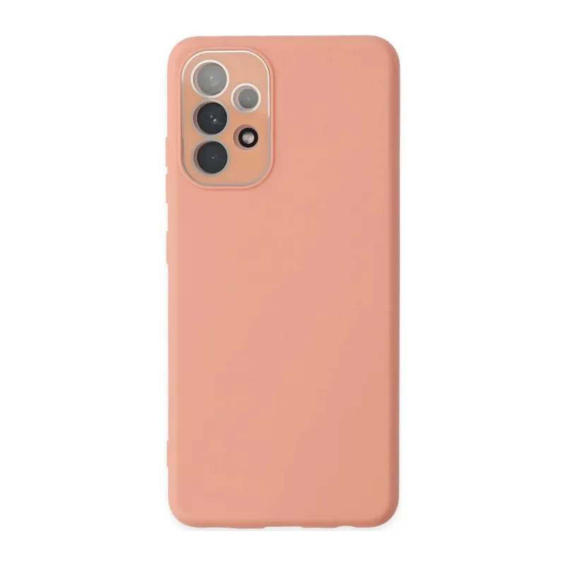 Samsung Galaxy A33 5G Kılıf Lansman Glass Kapak - Pembe