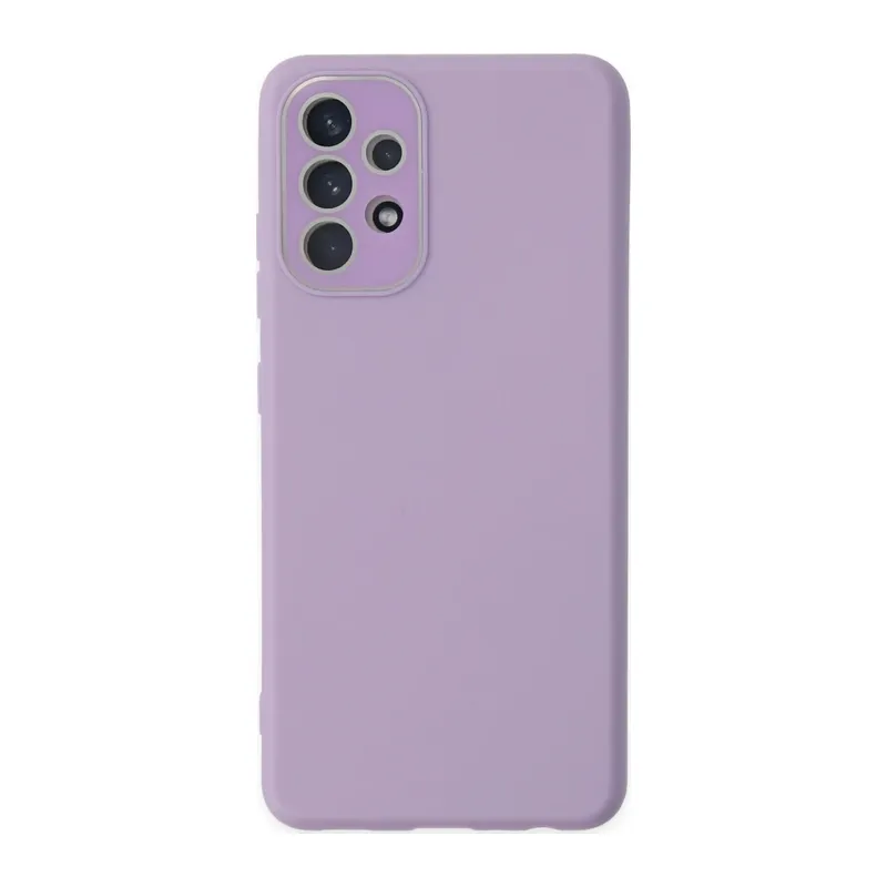 Samsung Galaxy A33 5G Kılıf Lansman Glass Kapak - Lila