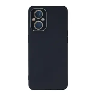 Reno 7 Lite Kılıf Lansman Glass Kapak - Lacivert