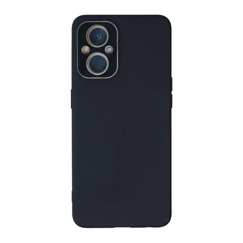 Reno 7 Lite Kılıf Lansman Glass Kapak - Lacivert