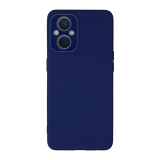 Reno 7 Lite Kılıf Lansman Glass Kapak - Sky Blue