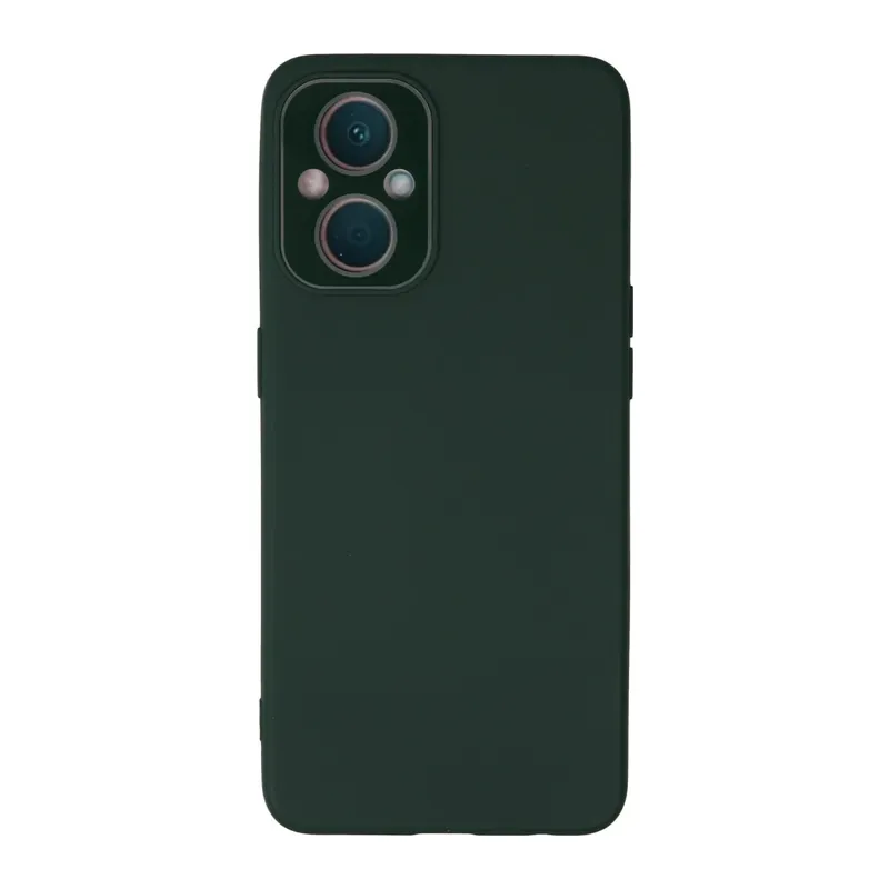 Reno 7 Lite Kılıf Lansman Glass Kapak - Koyu Yeşil