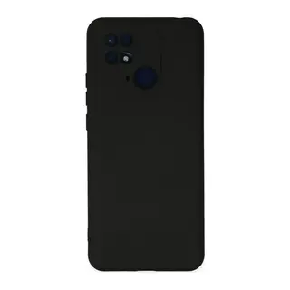 Redmi 10C Kılıf Nano içi Kadife Silikon - Siyah