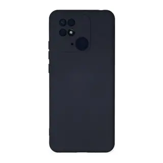 Redmi 10C Kılıf Nano içi Kadife Silikon - Lacivert