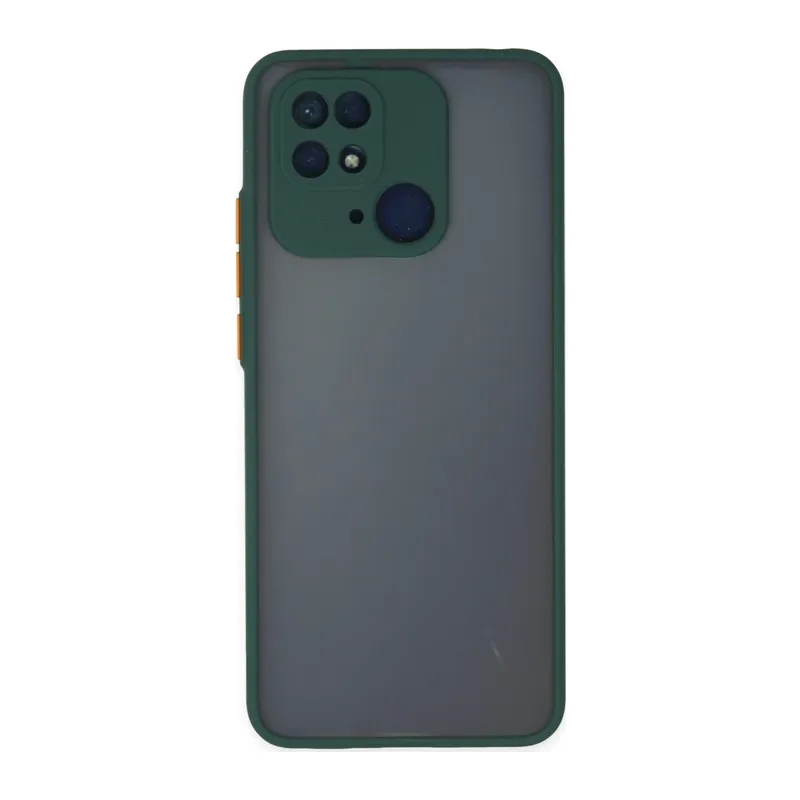Redmi 10C Kılıf Montreal Silikon Kapak - Yeşil