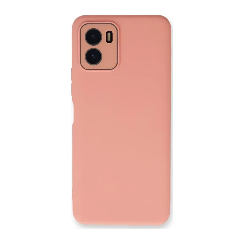 Vivo Y15S Kılıf Lansman Glass Kapak - Pembe