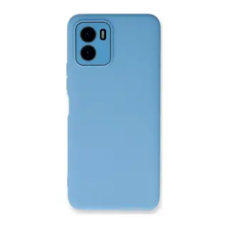 Vivo Y15S Kılıf Lansman Glass Kapak - Mavi
