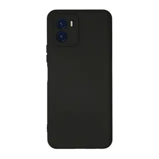 Vivo Y15S Kılıf Nano içi Kadife Silikon - Siyah