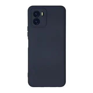 Vivo Y15S Kılıf Nano içi Kadife Silikon - Lacivert