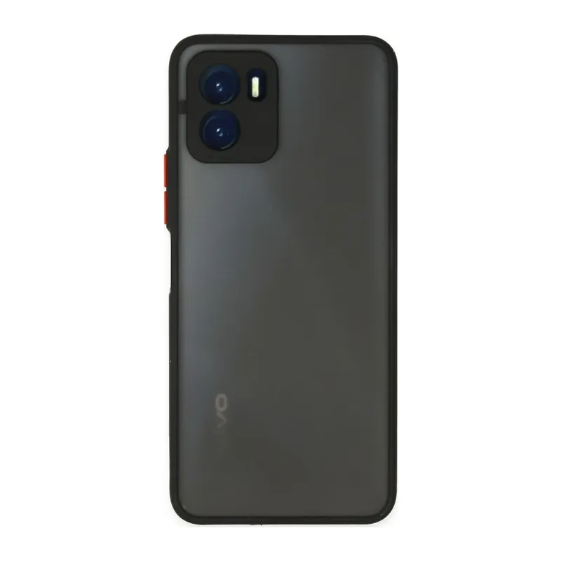 Vivo Y15S Kılıf Montreal Silikon Kapak - Siyah