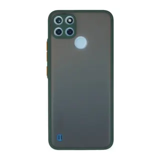 Realme C21Y Kılıf Montreal Silikon Kapak - Yeşil