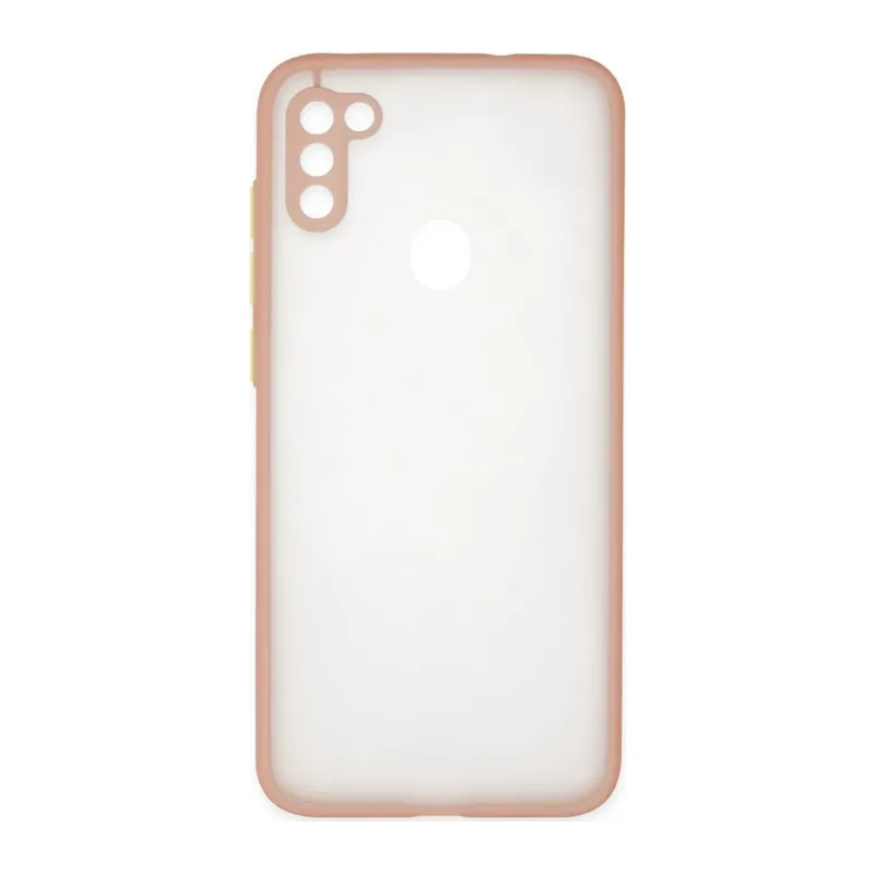 Samsung Galaxy A11 Kılıf Montreal Silikon Kapak - Pembe
