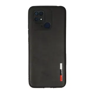 Redmi 10C Kılıf Loop Deri Silikon - Siyah