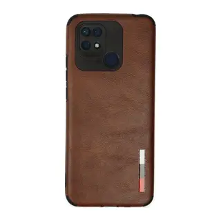 Redmi 10C Kılıf Loop Deri Silikon - Kahverengi