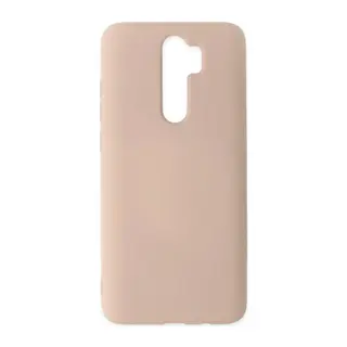 Redmi Note 8 Pro Kılıf Nano içi Kadife Silikon - Pudra