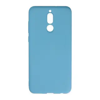 Huawei Mate 10 Lite Kılıf Nano içi Kadife Silikon - Mavi