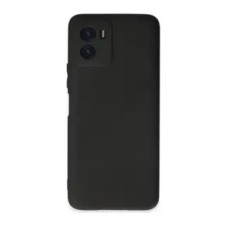 Vivo Y15S Kılıf First Silikon - Siyah