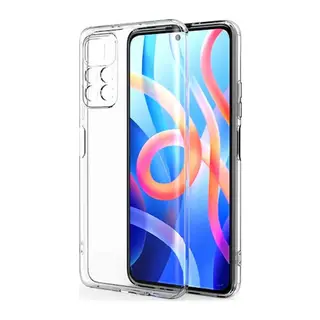 Poco M4 Pro 4G Kılıf Lüx Şeffaf Silikon