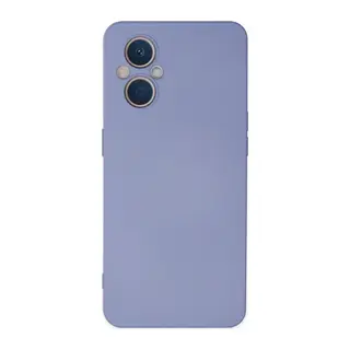 Reno 7 Lite Kılıf Nano içi Kadife Silikon - Lila