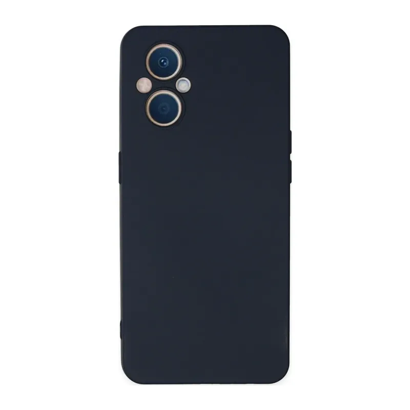 Reno 7 Lite Kılıf Nano içi Kadife Silikon - Lacivert