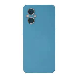 Reno 7 Lite Kılıf Nano içi Kadife Silikon - Mavi