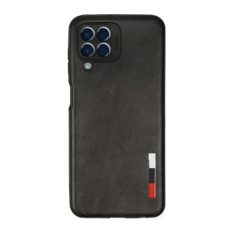 Samsung Galaxy M33 Kılıf Loop Deri Silikon - Siyah