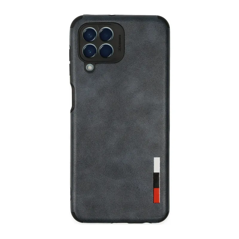 Samsung Galaxy M33 Kılıf Loop Deri Silikon - Lacivert