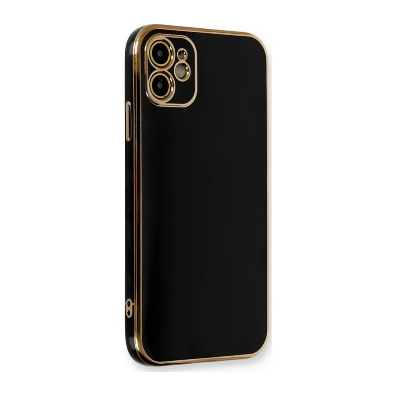 iPhone 11 Kılıf Volet Silikon - Siyah