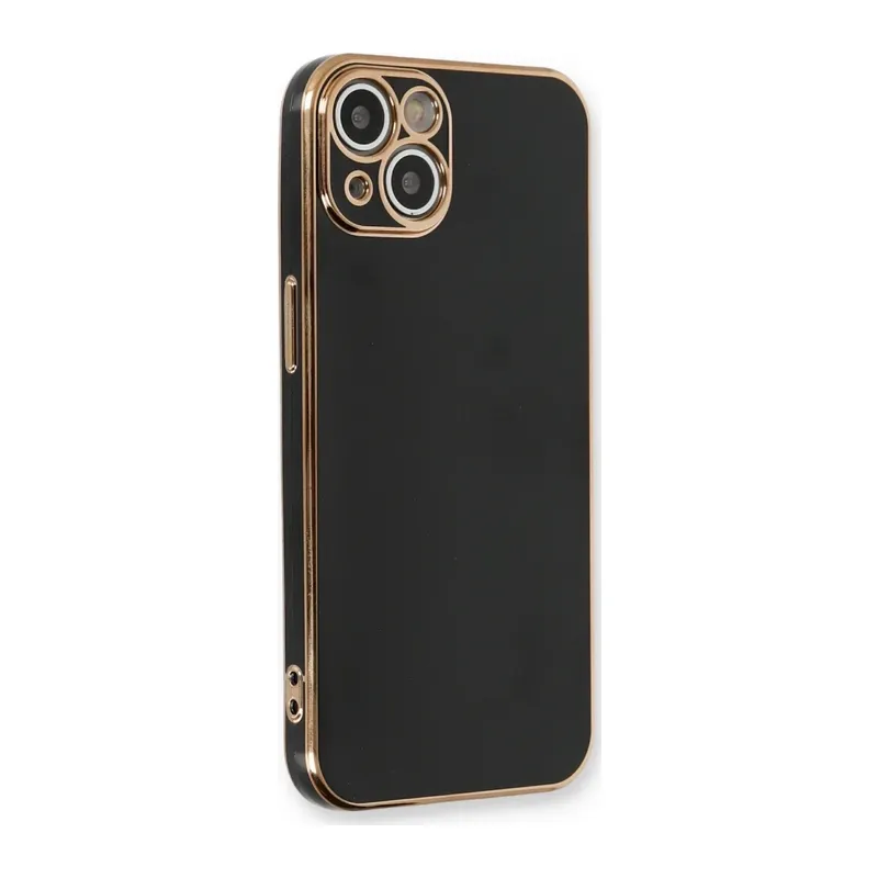 iPhone 13 Kılıf Volet Silikon - Siyah