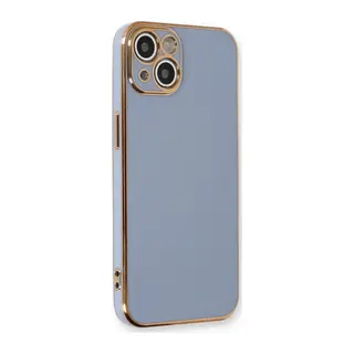 iPhone 13 Kılıf Volet Silikon - Mavi