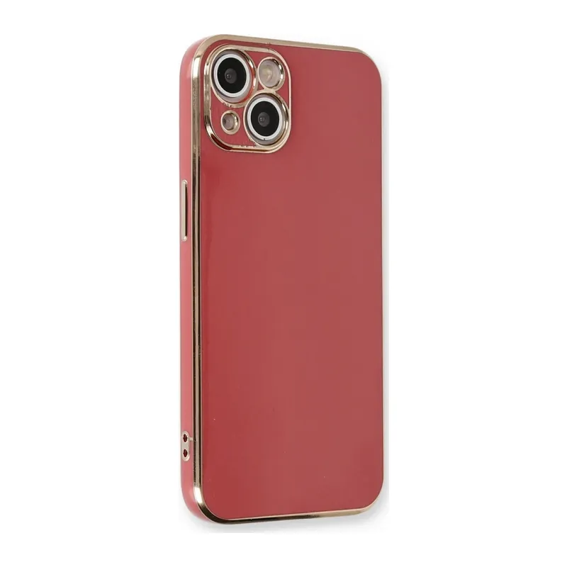 iPhone 13 Kılıf Volet Silikon - Kırmızı