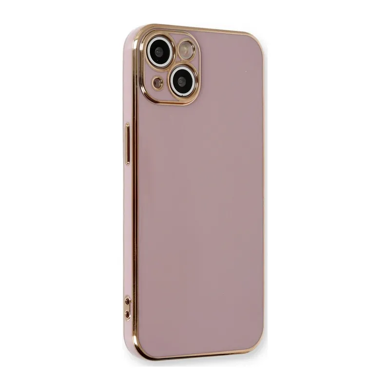 iPhone 13 Kılıf Volet Silikon - Mor