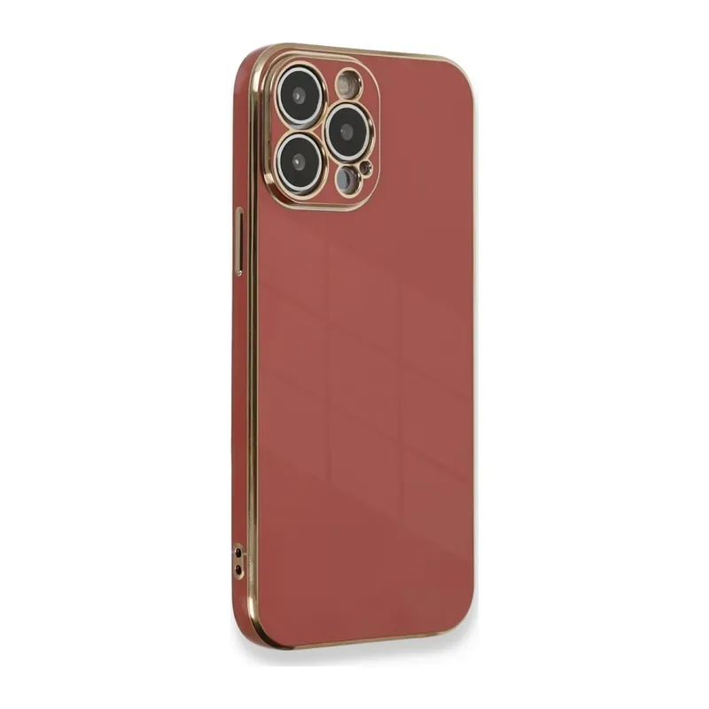 iPhone 13 Pro Kılıf Volet Silikon - Kırmızı